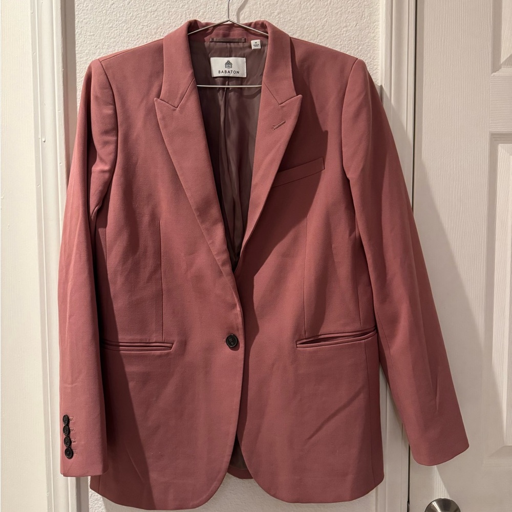Babaton Mauve Blazer (MENS) can be worn oversized